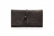 Portatabacco Easy marrone in vera pelle
