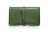 Portatabacco borsello verde in vera pelle