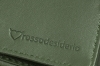 Portatabacco borsello verde in vera pelle